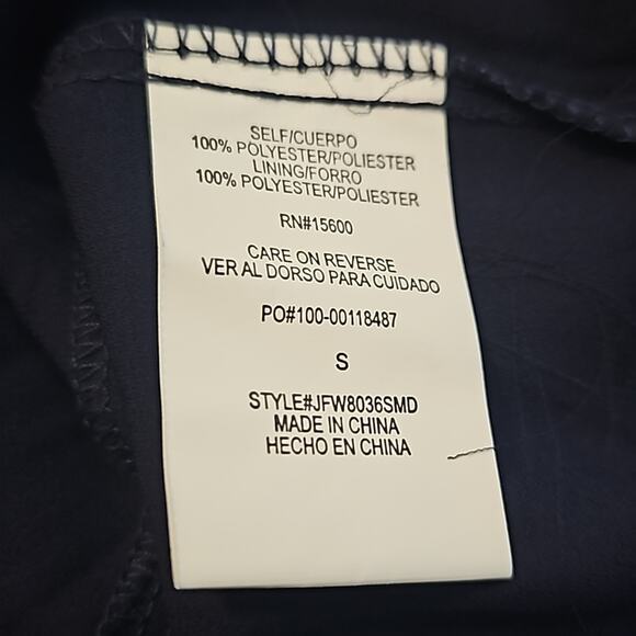 NWT Mason & Belle Romantic Navy Boho Blouse Sz Small - Picture 11 of 12